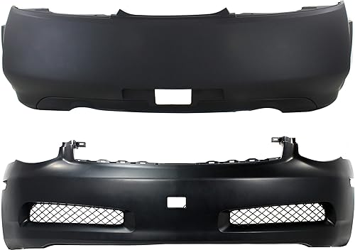 Garage-Pro Funda de parachoques delantero y trasero compatible con Infiniti G35 2003-2007, Coupe, juego de 2