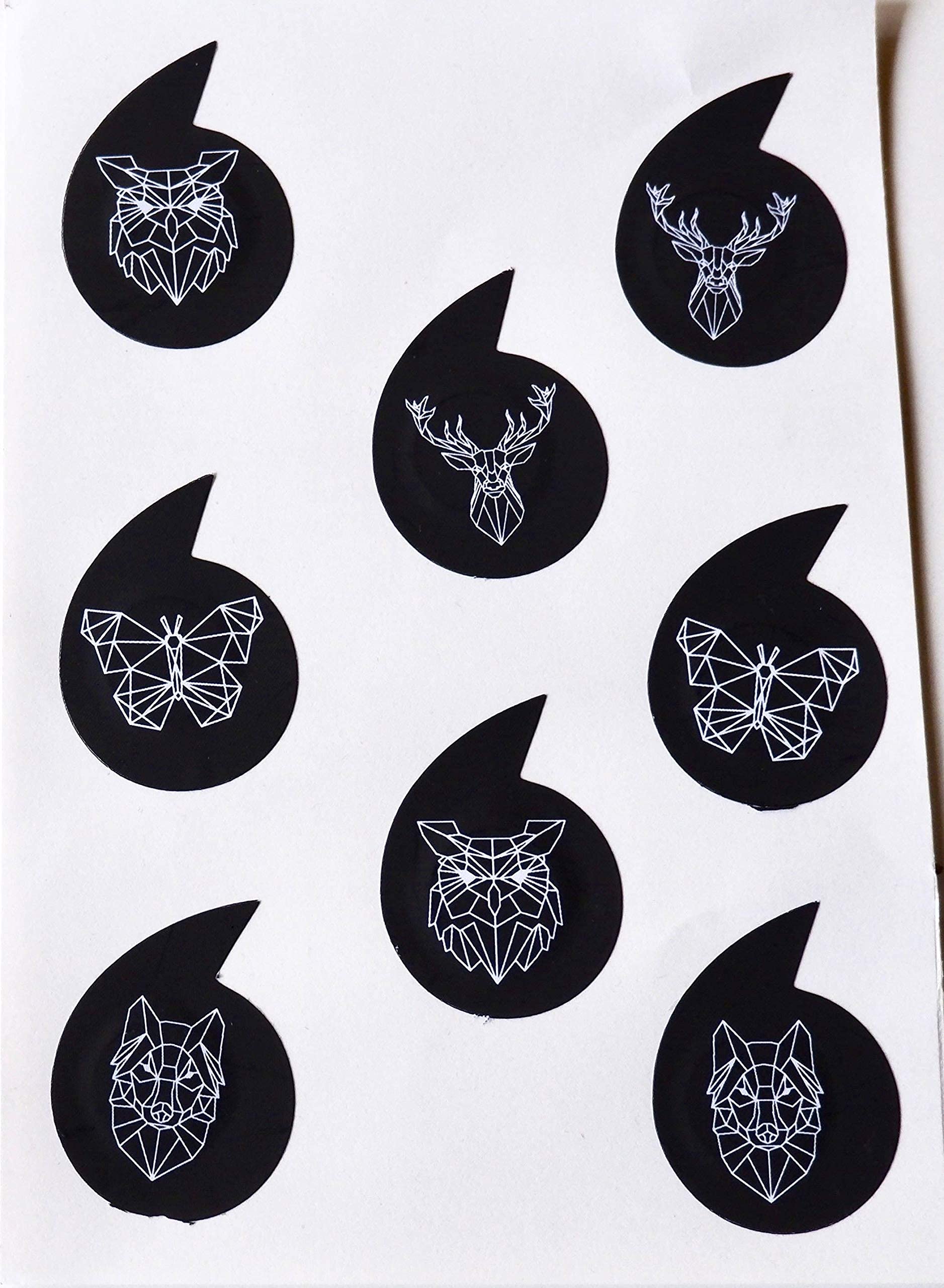 People of Prints Damage Free Wall Mounting Adhesive System Magneto - Set of 16 ,multicolor