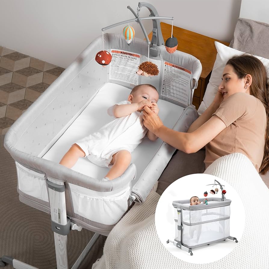 PEDI BALANCE ベース・トップ3本セット Amazon.com: besrey 4 in 1 Baby Bassinet Bedside Sleeper