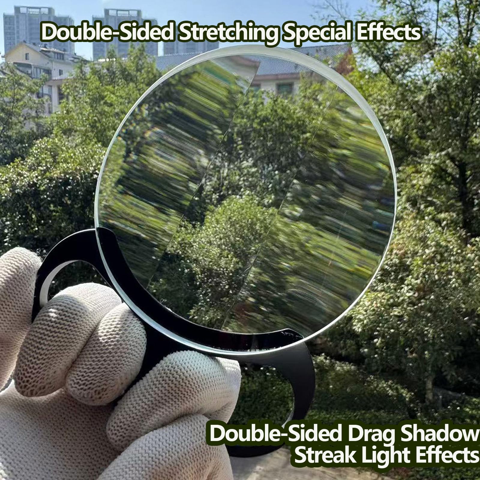 Filtre À Effets Spéciaux Double Face 100 Mm pour Appareil Photo Reflex Numérique, Filtre Anti-Flare Incurvé, Prisme en Verre Optique HD, pour La Photographie Et La Vidéo.