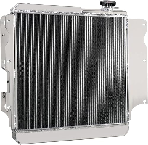 Miniatura 4 de RadRace Relé de ventilador de aluminio de 3 filas para Jeep Wrangler TJ 88 89 90 91 92 93 94 95 96 97 98 99 01 02 04 05 2.4L 2.5L 4.0L 4.0L 4.0L