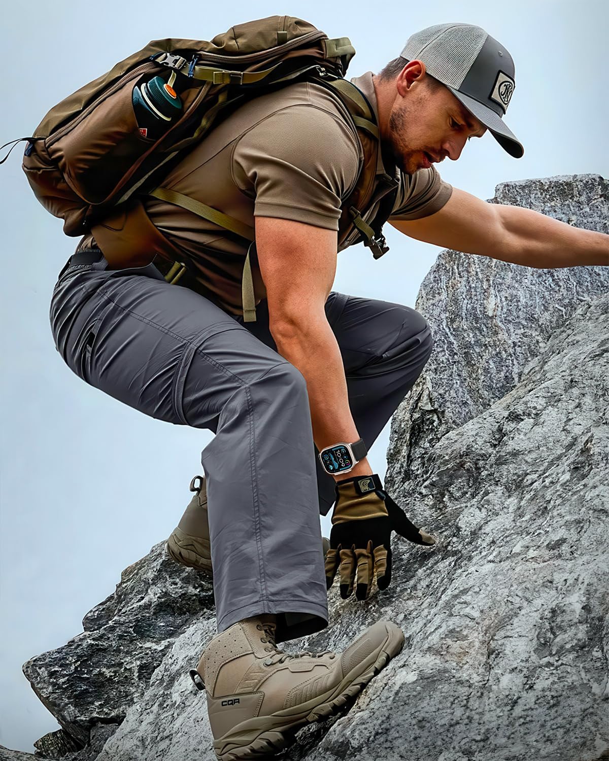 Yoohoo Cinturino Trail Loop Compatibile con Cinturino Apple Watch 42mm(Series 10) 41mm 40mm 38mm, Cinturino Regolabile Nylon Elastico Sport Cinturino per iWatch Series 10 9 8 7 6 5 4 3 2 1 SE