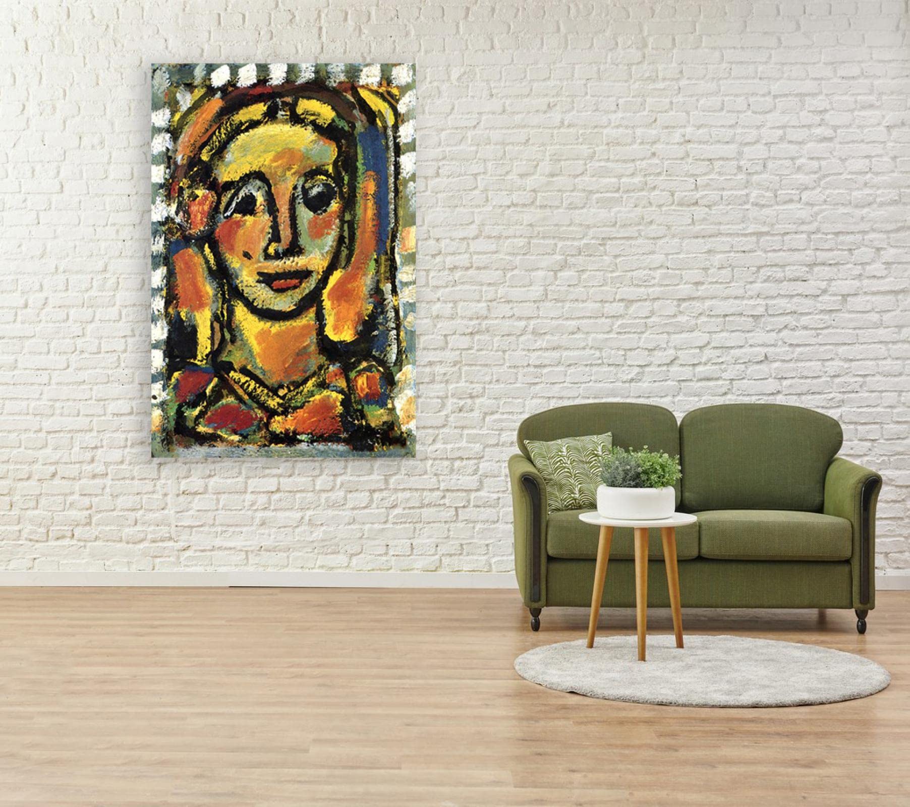 Amazon.co.jp: 額装。ジョルジュ・ルオー 有名な絵画の複製