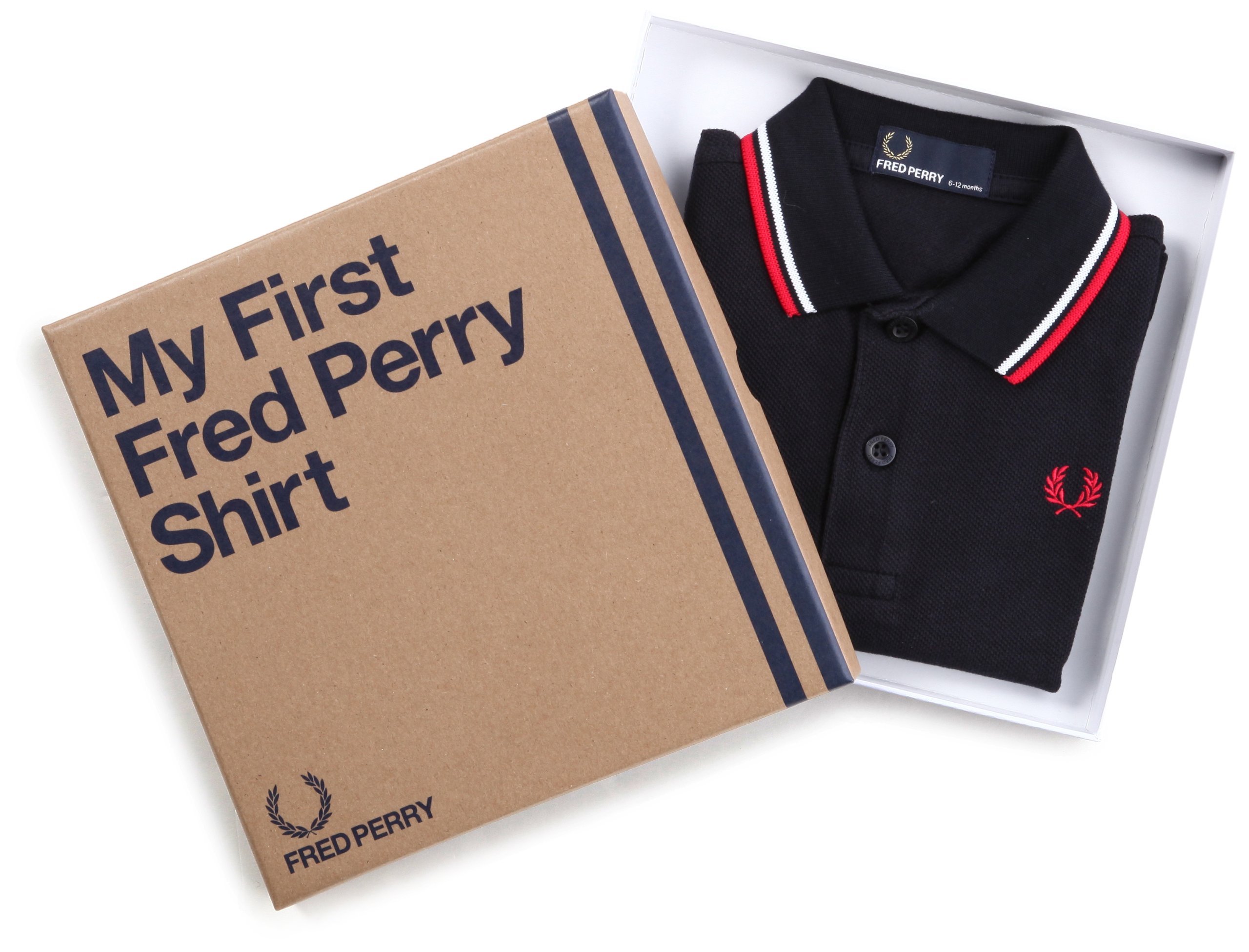 Fred Perry - Polo Sy1225 471 Marine - Couleur Bleu - Taille 6/12 Mois