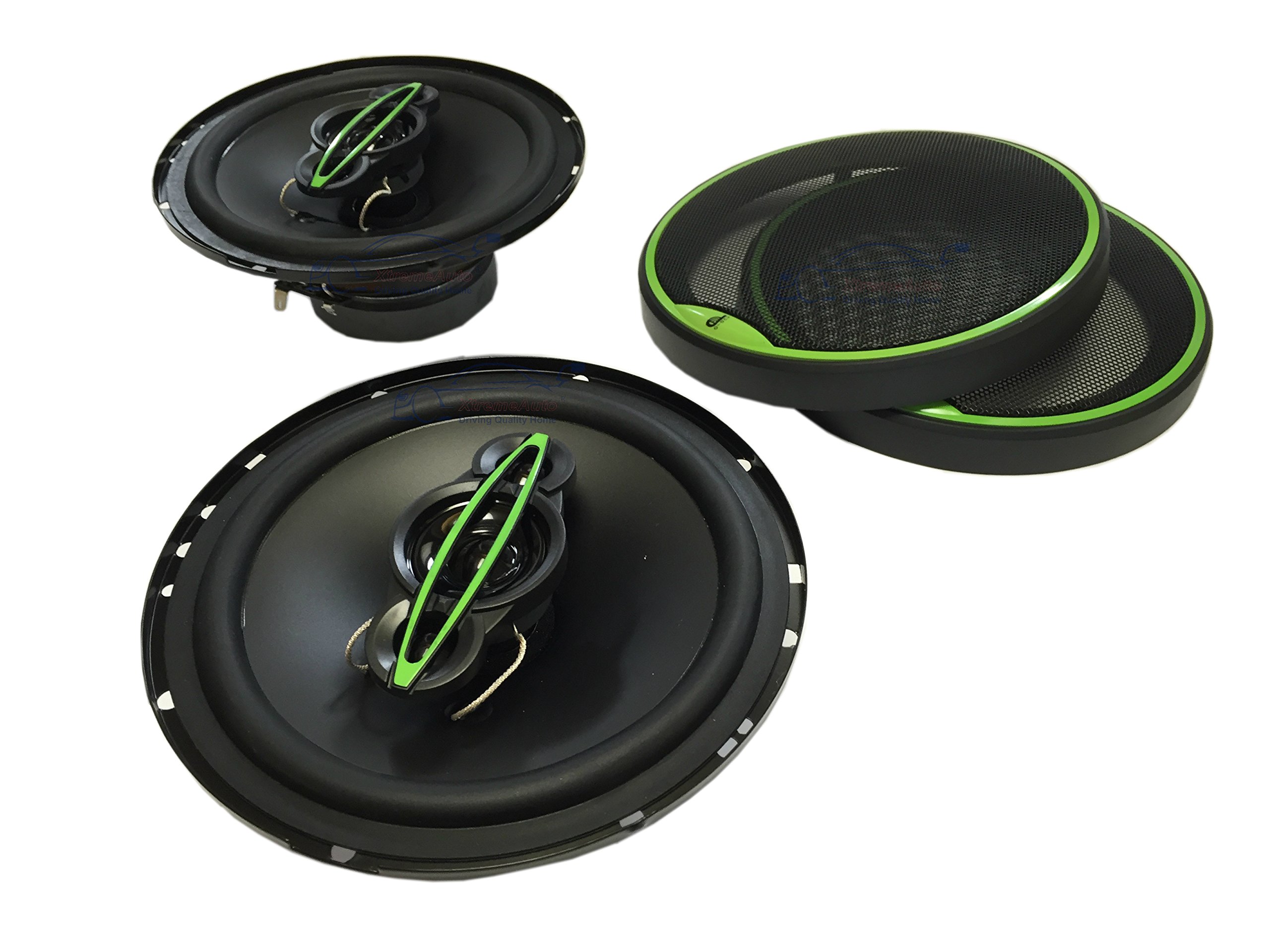 Amazon.co.jp: XtremeAuto® 2 x 6.5 (直径17cm)、660ワット、4