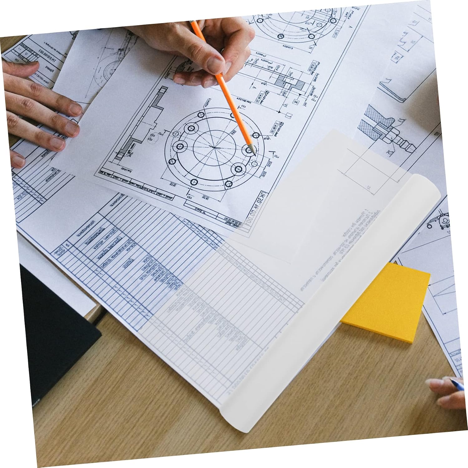 ARTIBETTER 1 Roll Portable Drawing Tracing Paper Tracing Paper for Boys and Girls
