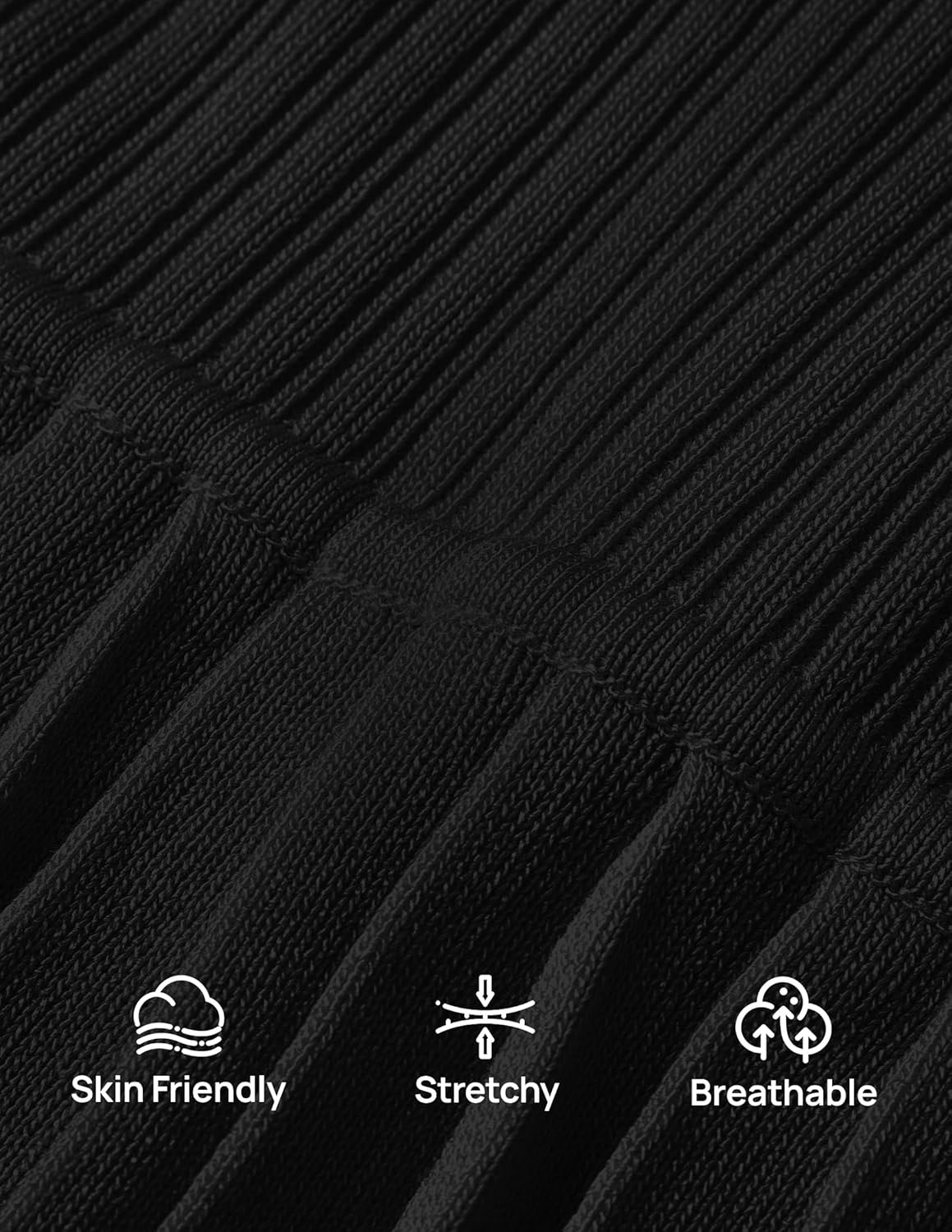 ZESICA Women's Summer Sleeveless Mini Dress 2026 Crewneck A Line Knit Pleated Swing Business Casual Work Party Short Dresses - Image 6