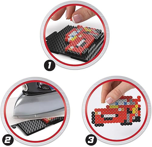 Vista 57 de Perler 80-57046 Disney El Rey León Fused Bead Kit de actividades de manualidades, incluye 9 patrones, multicolor, 2004 piezas