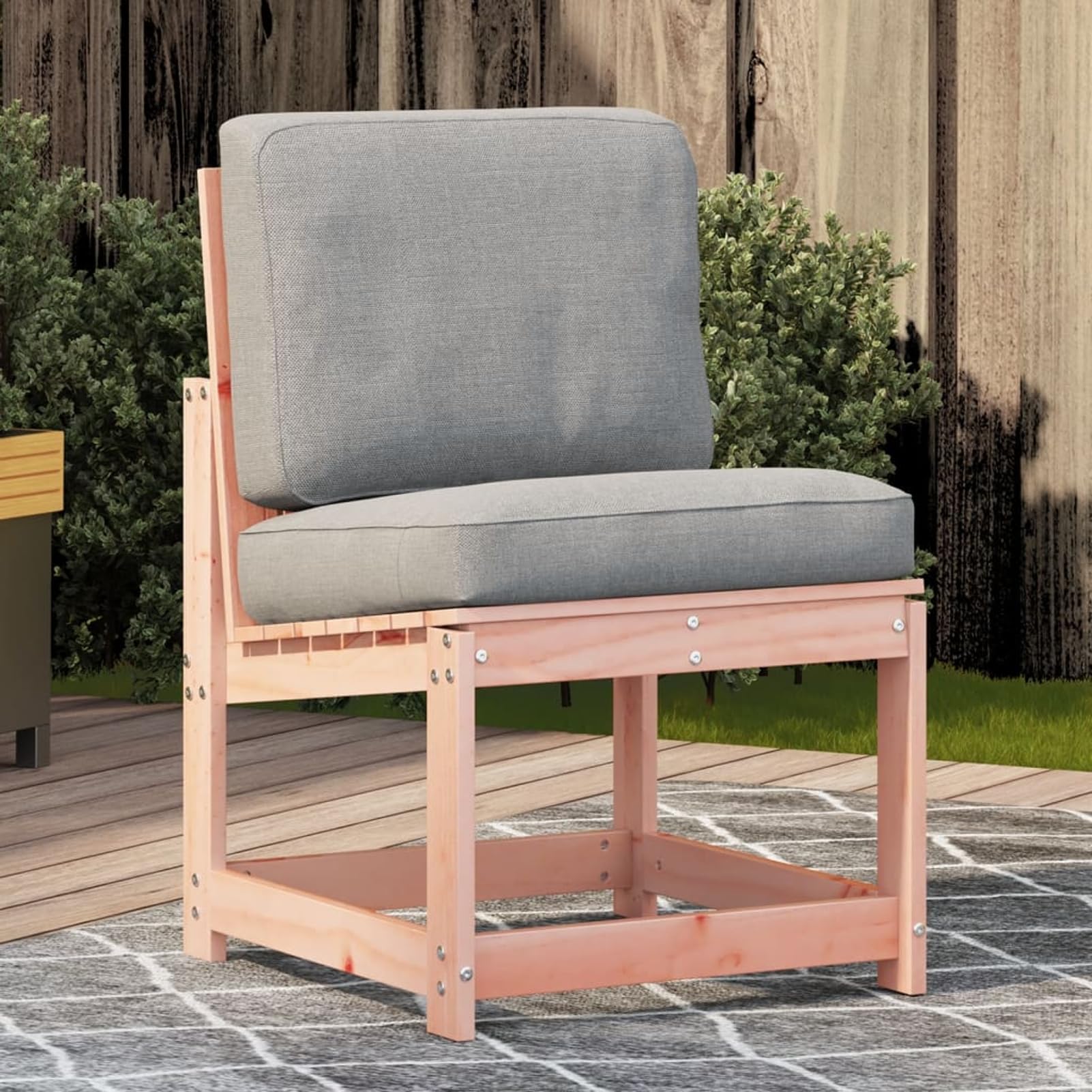 Chaise de jardin en bois massif résistant aux intempéries