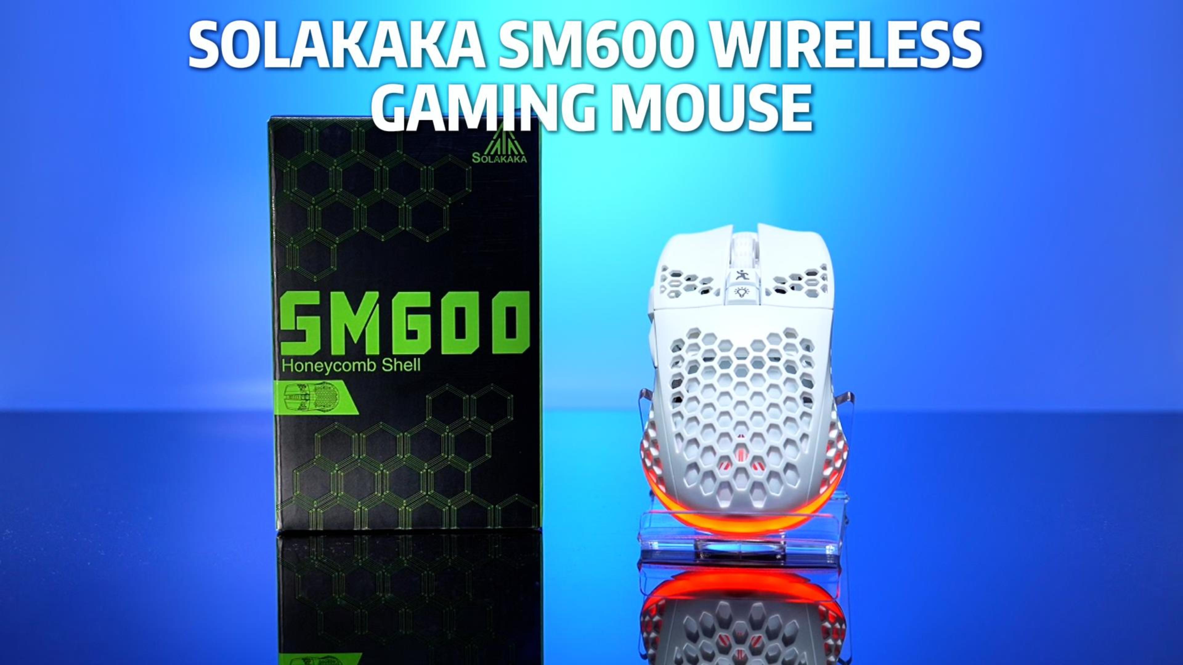 Amazon.com: SOLAKAKA SM600 White Wireless Gaming Mouse,Tri-Modes