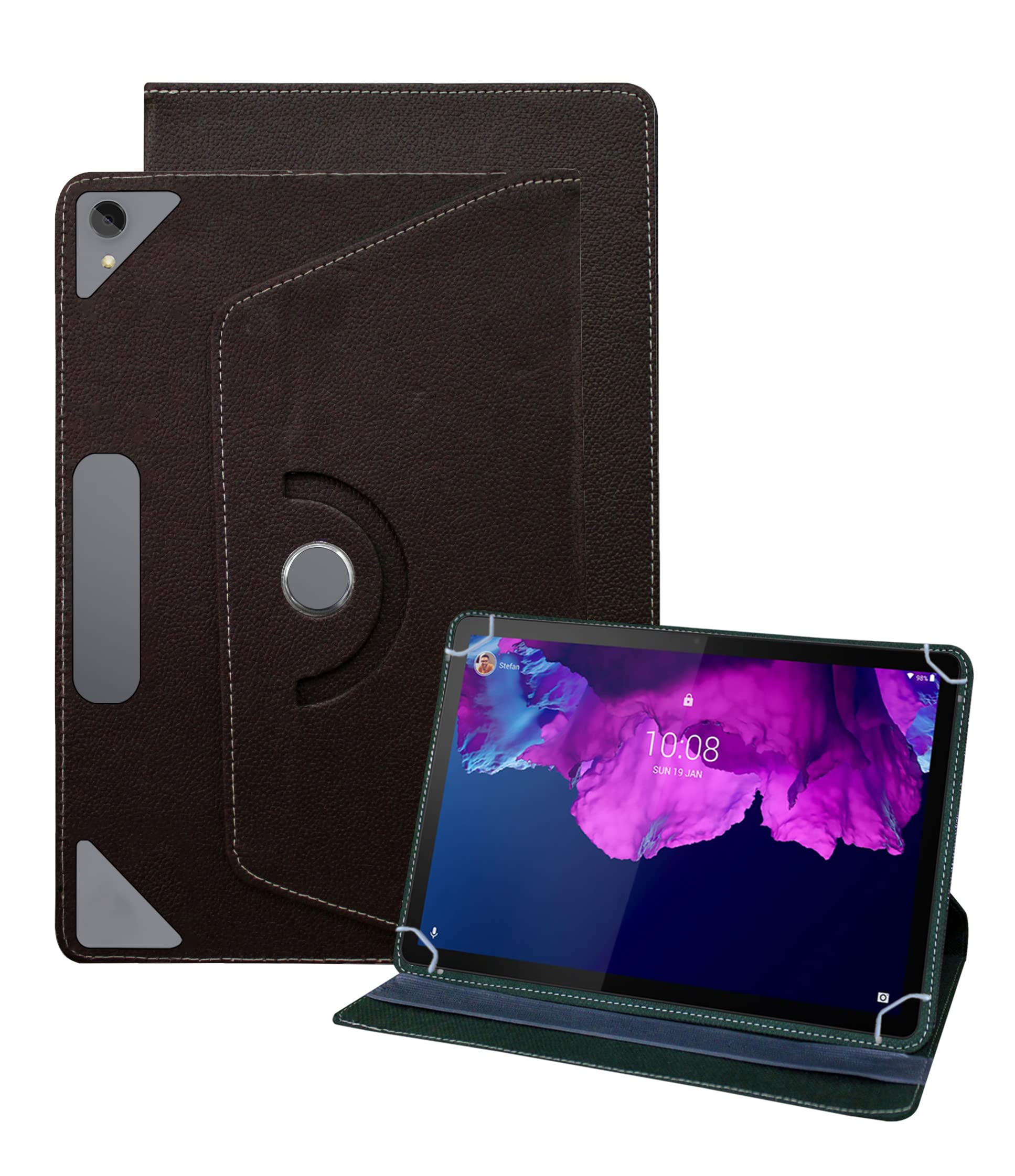 TGK Rotating Cover for Lenovo Tab P11 Cover 11 inch Tablet (Brown) Universal 360 Degree Leather Rotary Swivel Stand Case (B09MCV9439) Amazon Price History, Amazon Price Tracker