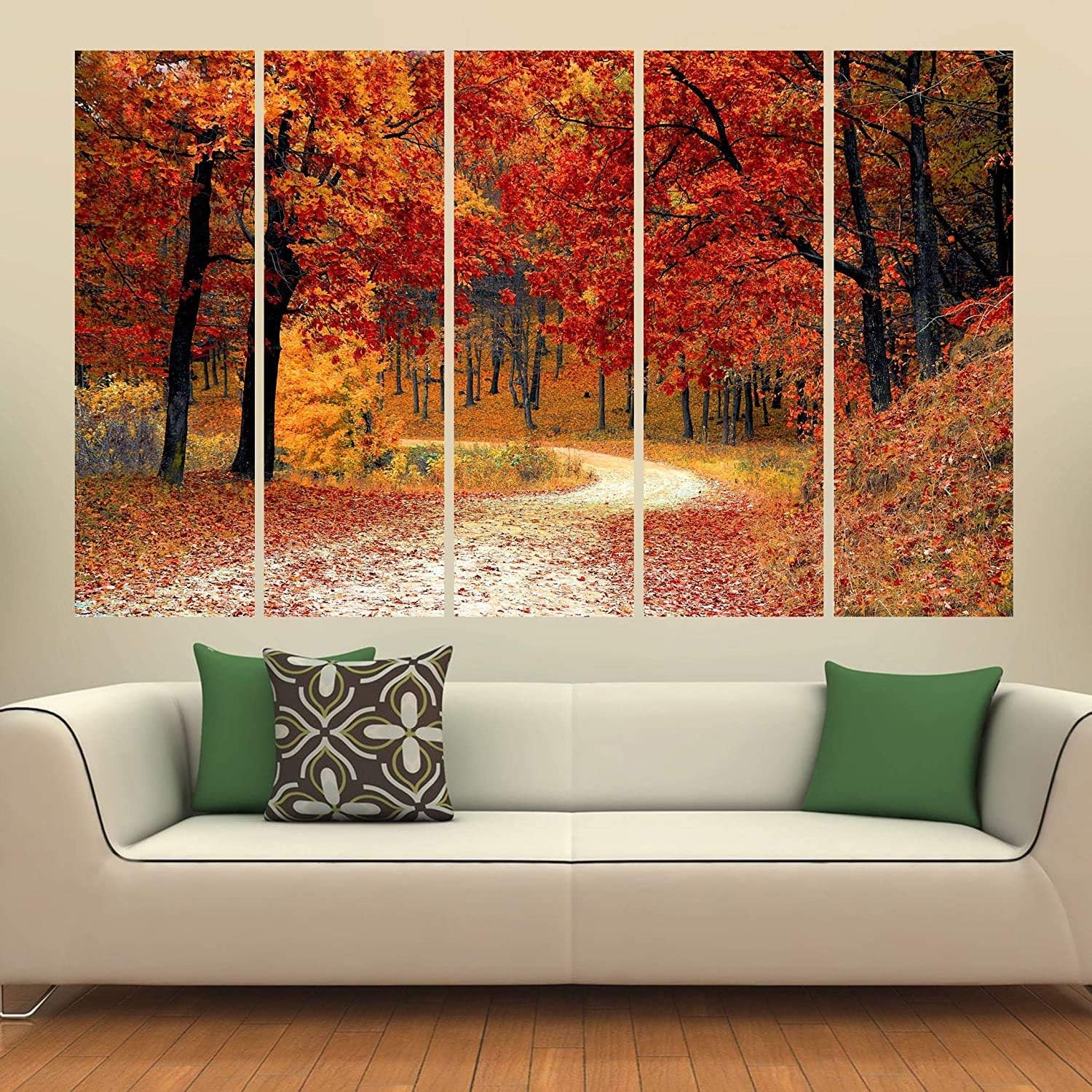 Big Size Multiple Frames, Beautiful Wall Art Painting for Living Room, Bedroom, Office, Hotels, Drawing Room Wooden Framed Digital Painting (60inch x 36inch) 3660_17