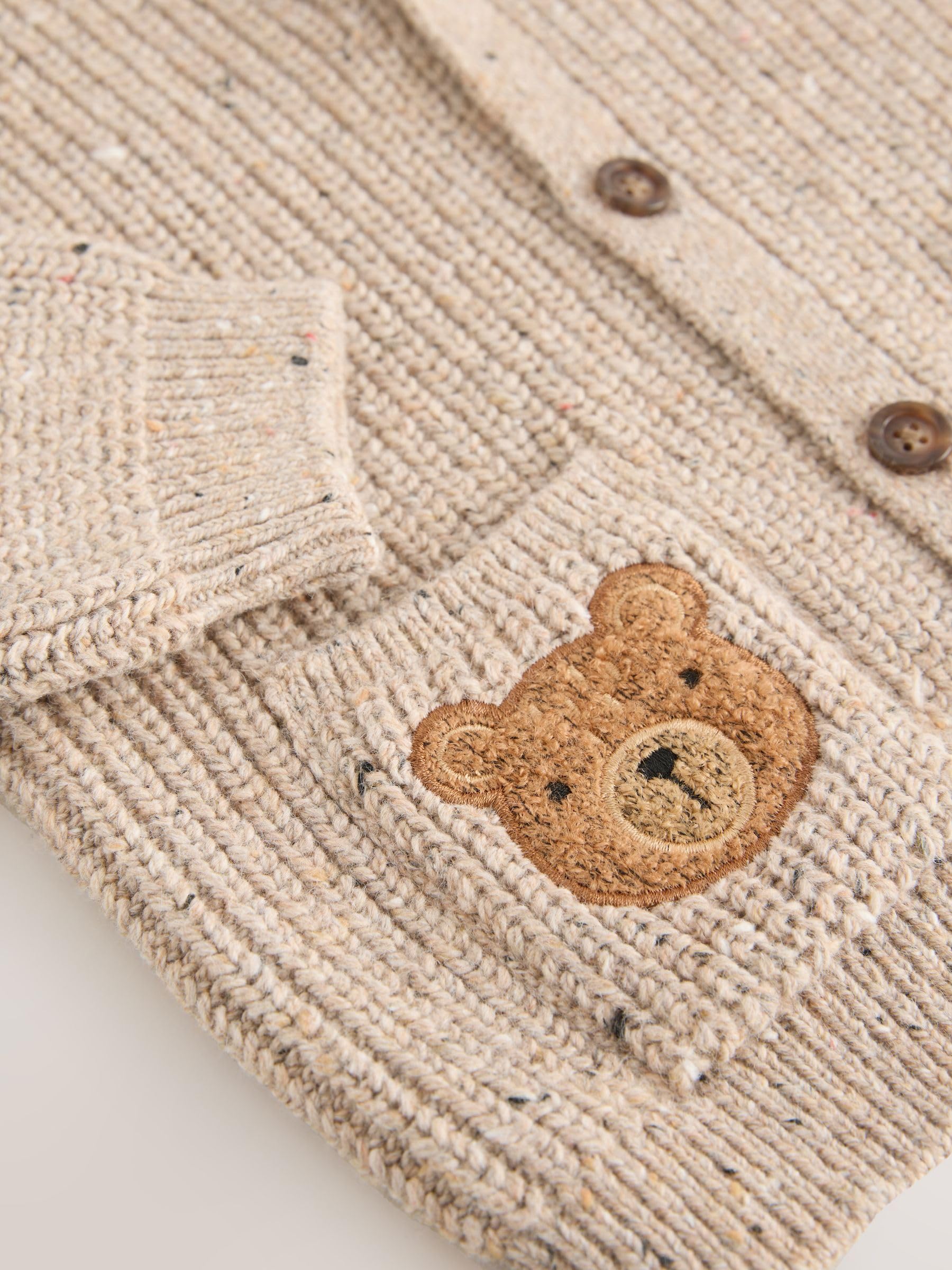NEXT Jungen Standard Strickjacke aus 100% Baumwolle mit Figuren 62-122