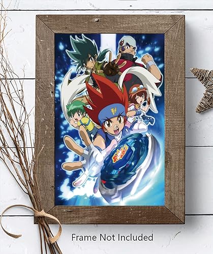 Miniatura 4 de Christ-EZ Anime Cartoons Beyblade Metal Fusion Cool Wall Decor Art Print Poster para la estética de la habitación - Póster mate sin marco regalo