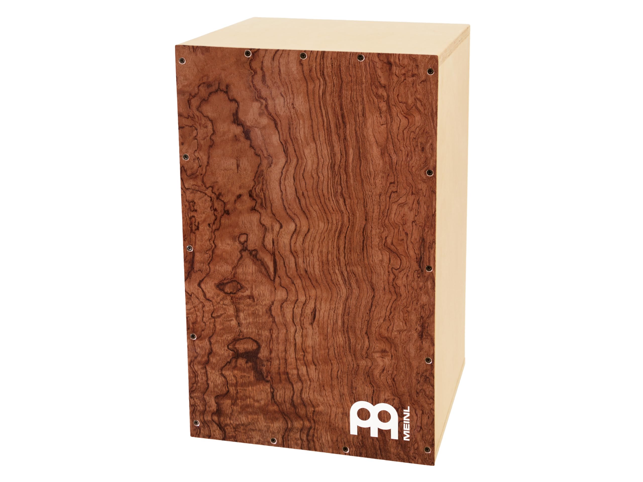 Meinl Percussion Deluxe Cajon Kit - Drum Box Grande Fai da Te - Include arnesi - Superficie di Suono in Radica (DMYO-CAJ-BU)