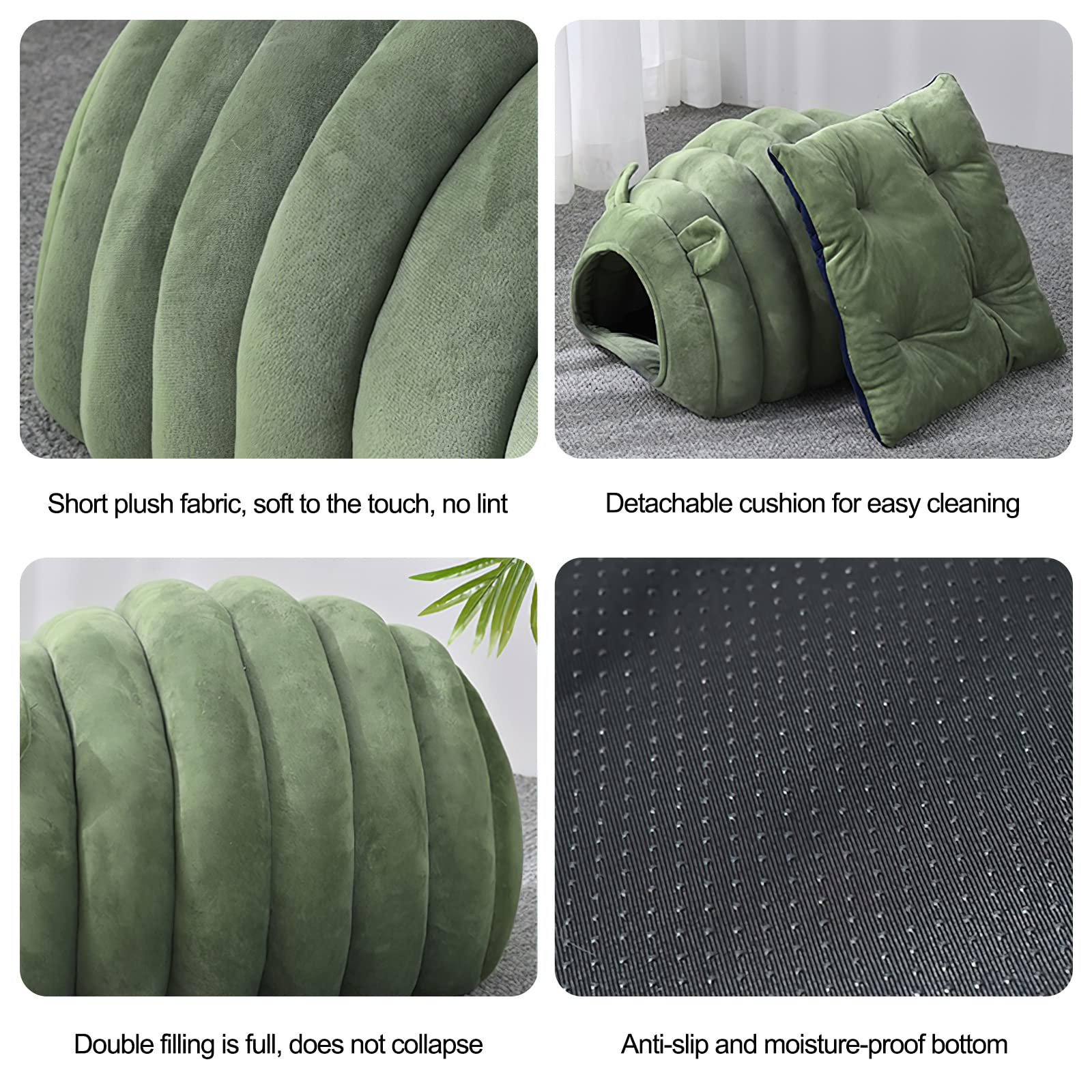 Galatée Kattenhuis, kattenbed met afneembaar en wasbaar