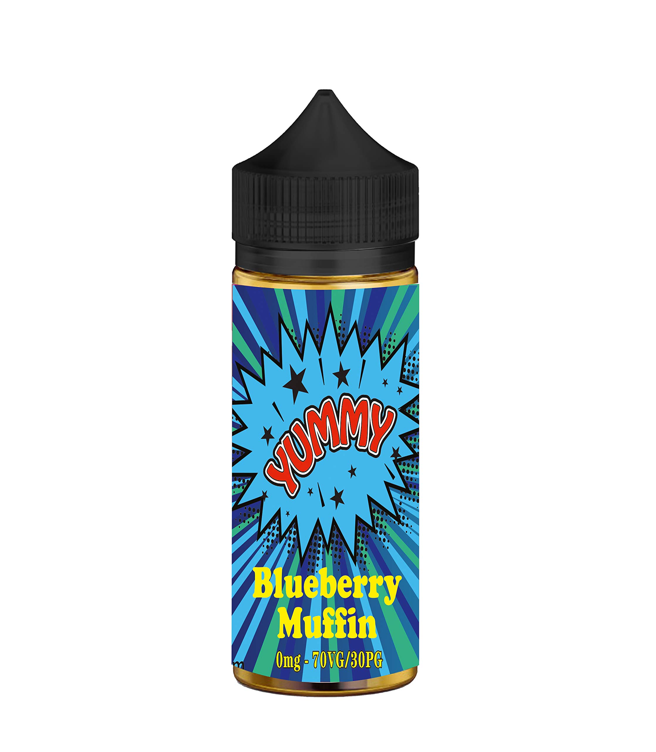 100ml E-liquide YUMMY BLUEBERRY MUFFIN pour Cigarette Electronique fabriqué  en Italie sans nicotine