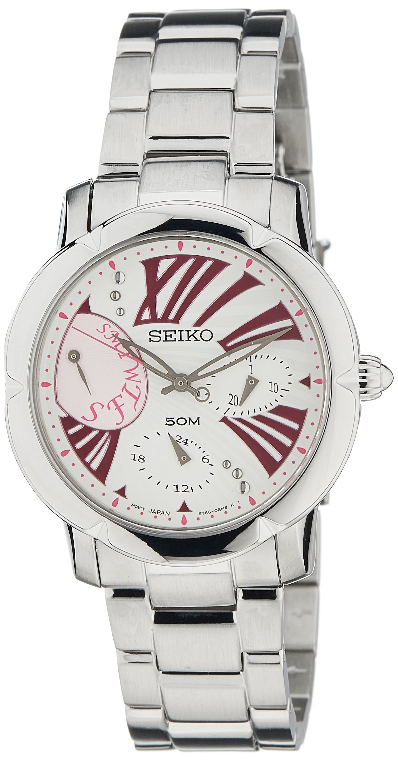 Seiko Stainless Steel Criteria Chronograph Multi-Color Dial Women Watch-Snt877P1, Bandcolor-Silver (B016MLKUF0) Amazon Price History, Amazon Price Tracker