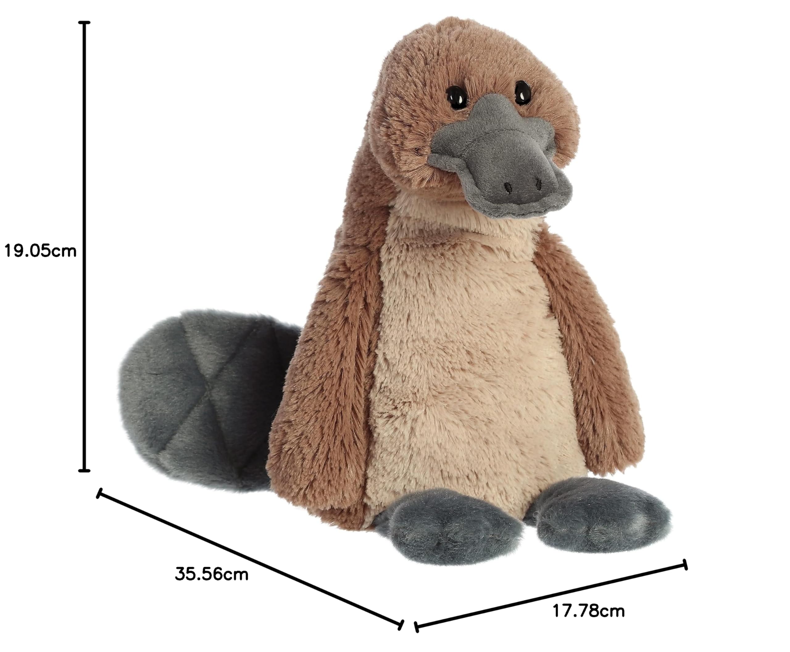 Peluche Ornithorynque Douce - Animal En Peluche Mignon Pour Enfants, Cadeau Anniversaire Noël - Taille 30cm à 45cm