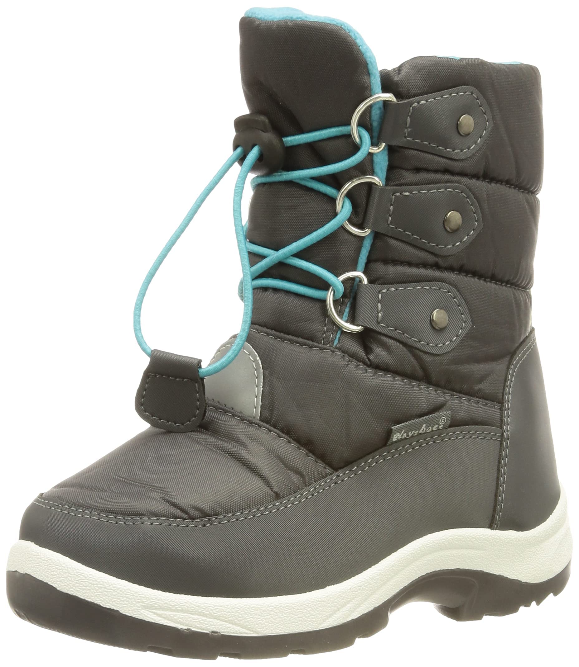 Playshoes Winter-Bootie zum Schnüren, Snow Boot, türkis,
