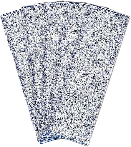 5 almohadillas de repuesto para trapeador, almohadilla de limpieza de microfibra lavable, almohadillas de repuesto reutilizables, madera dura y