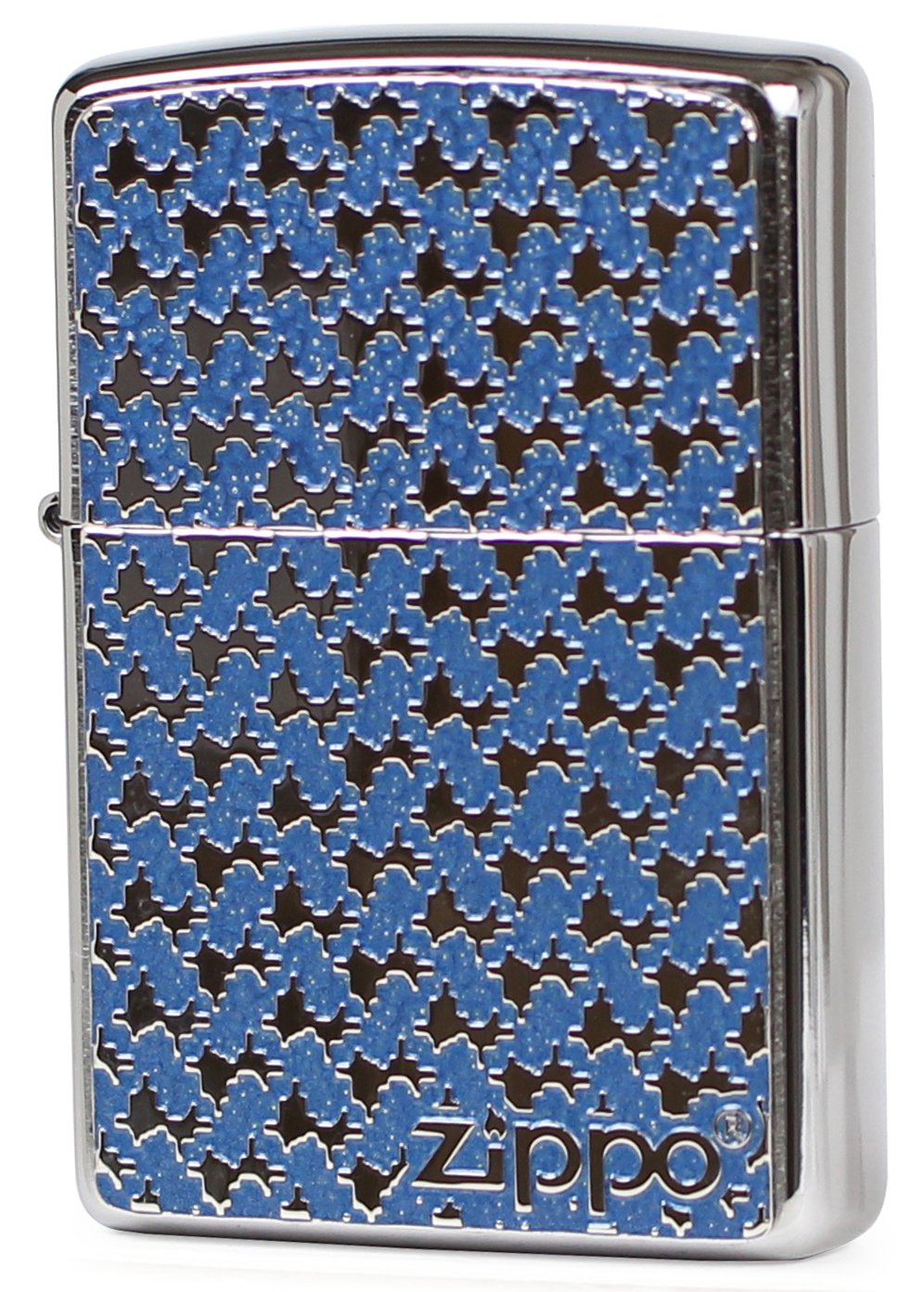 Amazon.co.jp: ZIPPO(ジッポー) ライター ブルー メタルプレート貼り