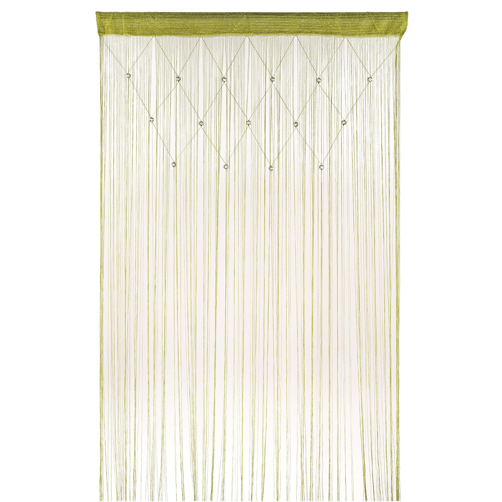 Trimming Shop Glitter Beaded String Curtains Polyester Fly Screen Room Divider Fringe Panel Spaghetti Tassel Curtain Decorative for Doorway Windows & Event Decoration - Image 4