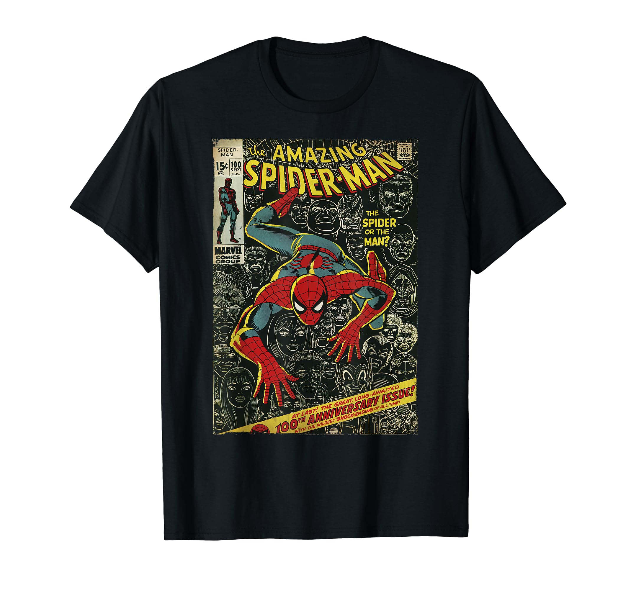 Marvel Spider-Man Comic Book Anniversary Maglietta