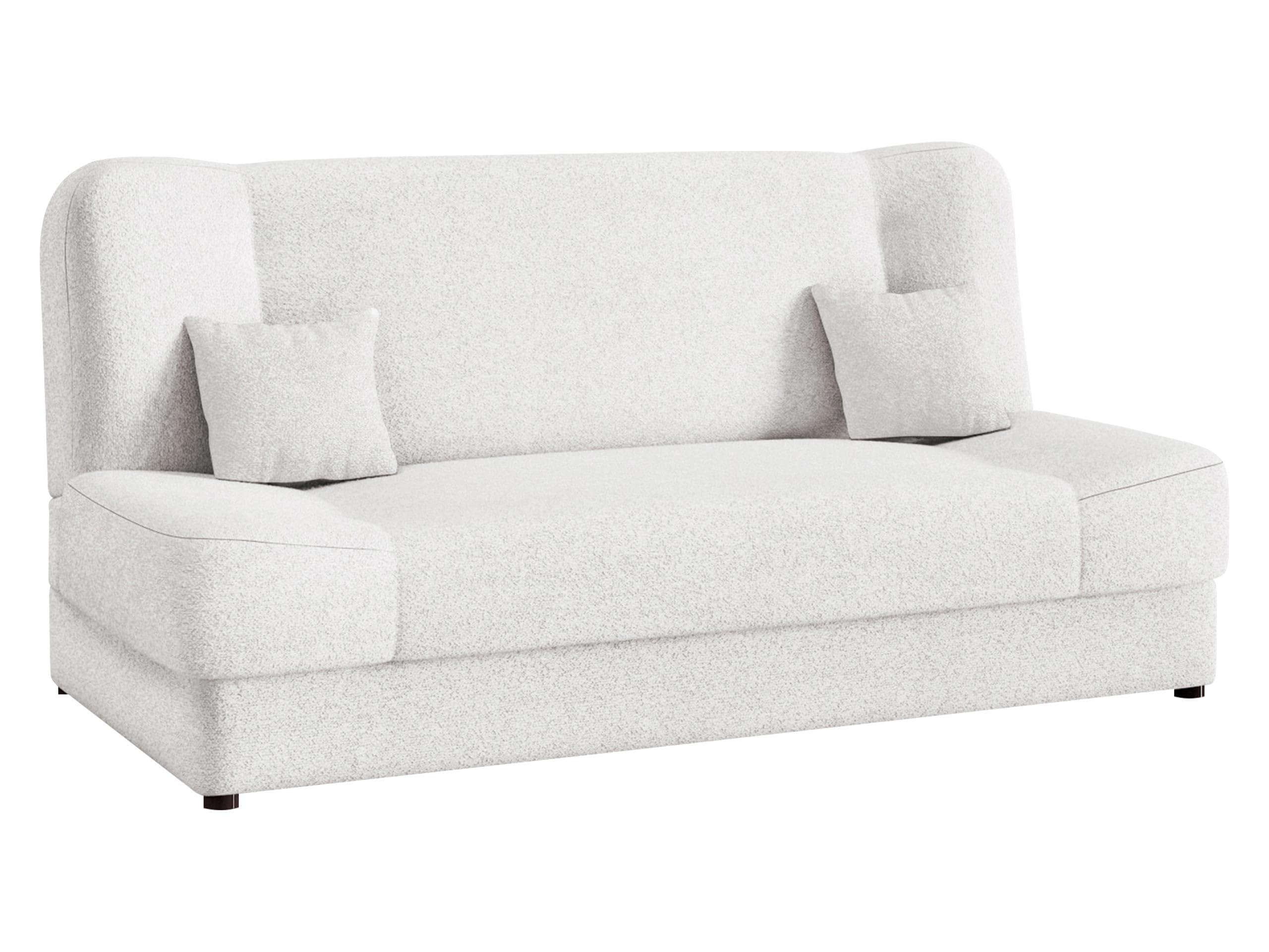 Mirjan24 Schlafsofa Jonas Premium, Bettsofa Sofa mit Bettkasten und Schlaffunktion Dauerschläfer-Sofa Couch Schlafcouch Wohnlandschaft (Boucle Baloo 2073)