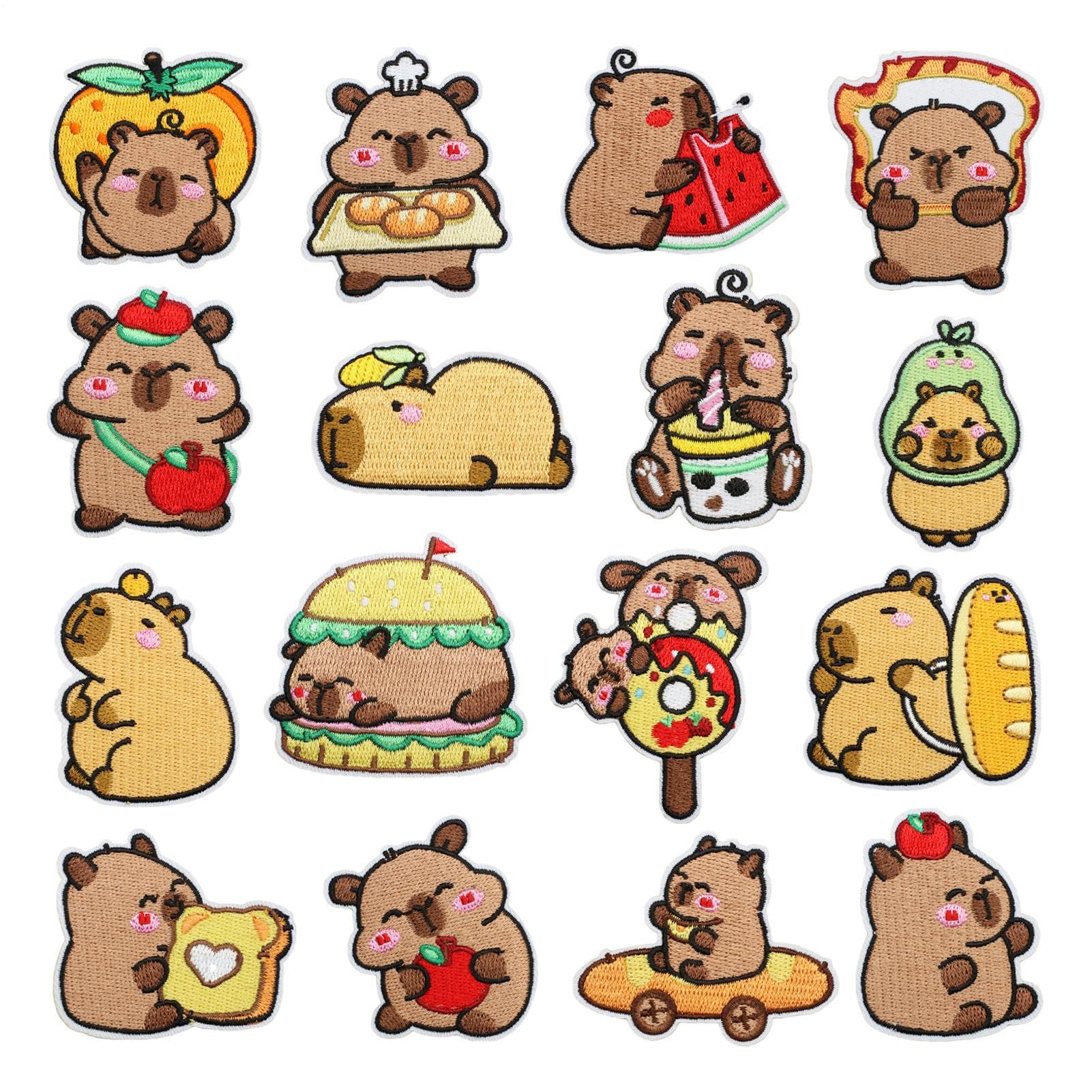 Patchs Décoratifs Pour Vêtements, Patchs Capybara à Repasser