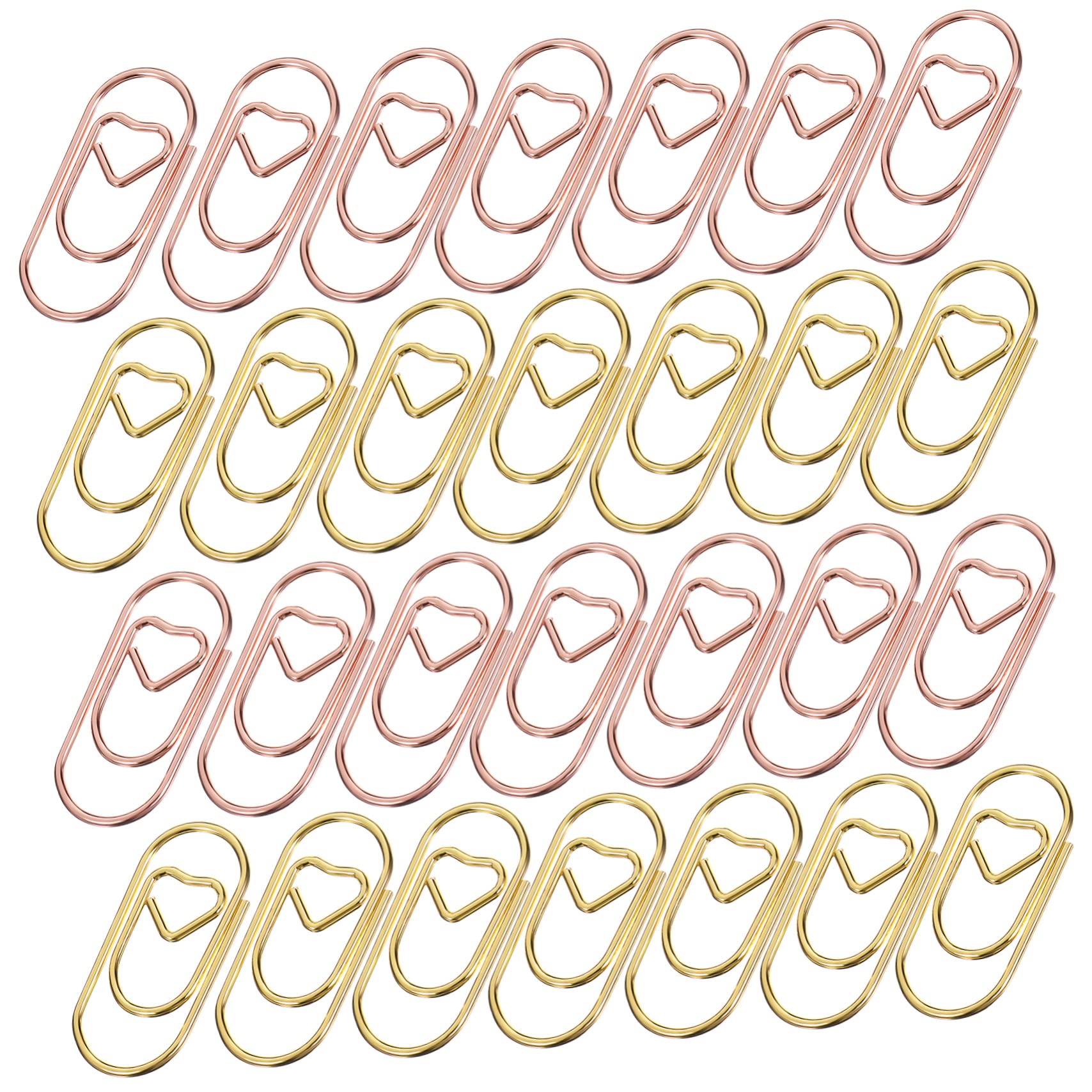 Operitacx 2 Set Graffetta Graffette Piccole Nastro Graffetta Per Fogli Grandi Graffette Note Fermacarte Per Segnalibri Graffette Metalliche Clip Di Segnalibri Metallo 400 Pezzi * 2