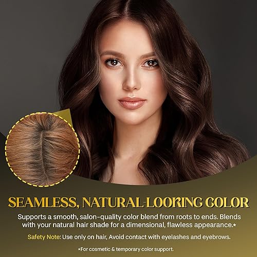 Miniatura 7 de Barra de color para el cabello, tinte instantáneo 2 en 1, barra de tinte para el cabello, palos de cabello portátiles seguros para retoques de