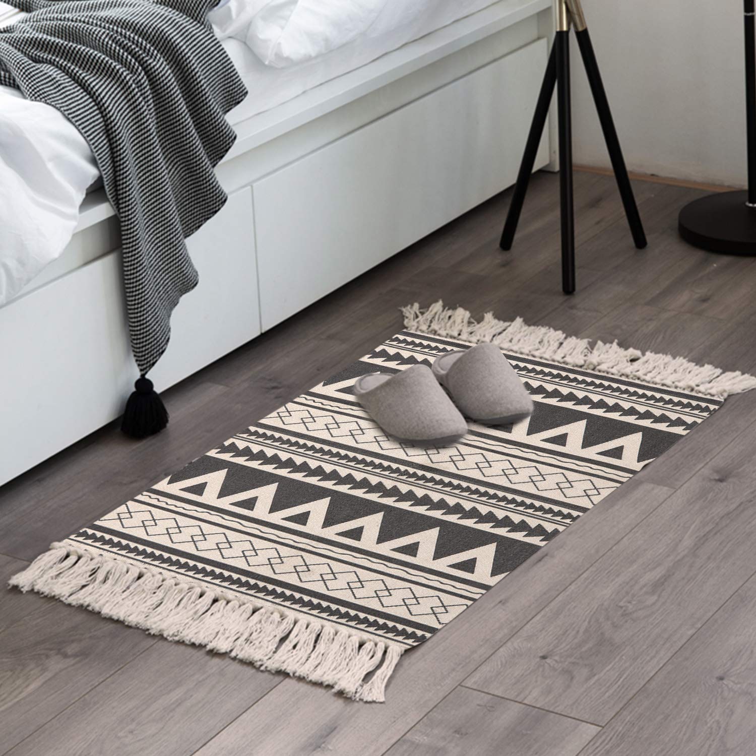 Kimode Moroccan Cotton Area Rug Hand Wo Buy Online In Israel At Desertcart