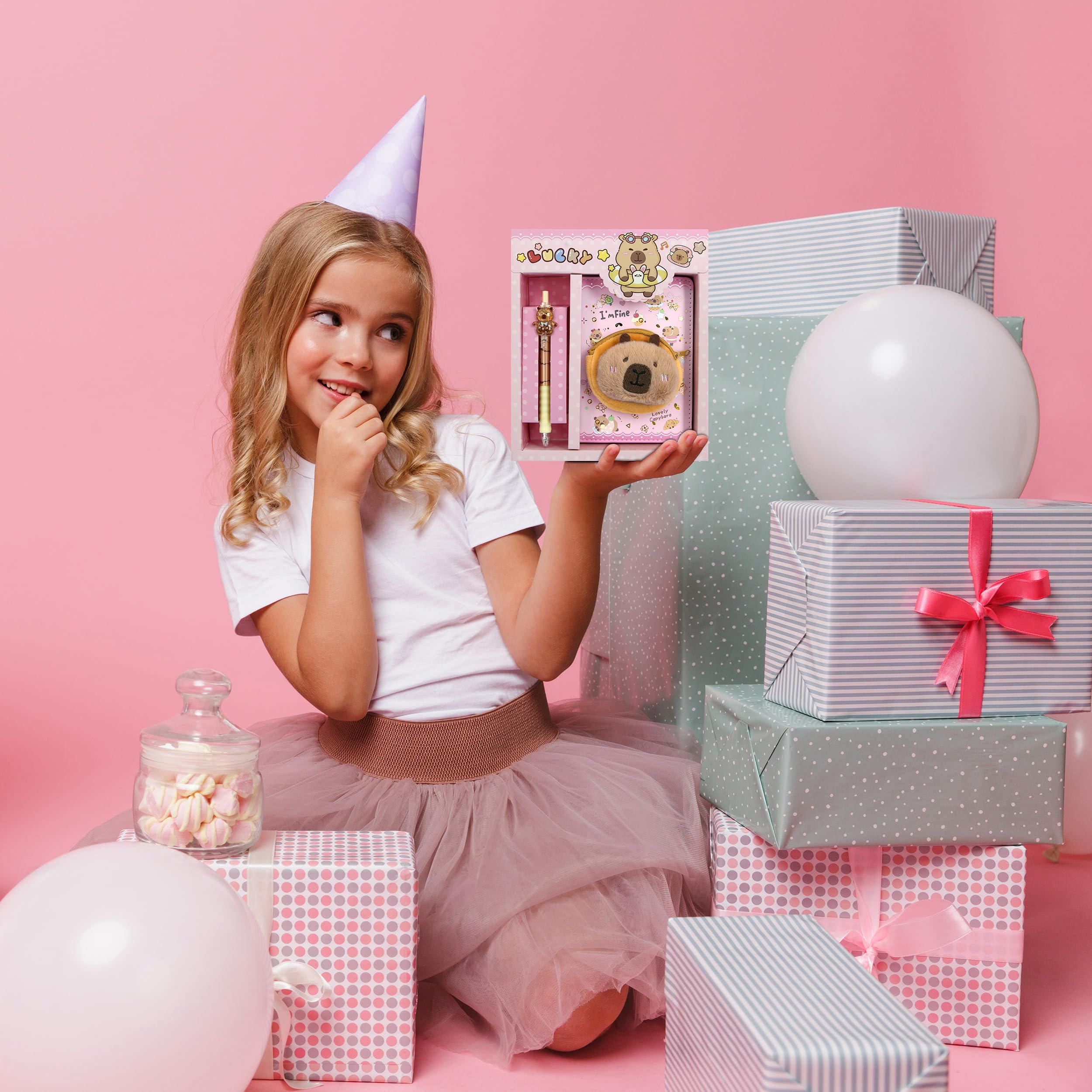 Ensemble De Papeterie Patte De Chat Mignon, 6 PièCes, Kit De Papeterie