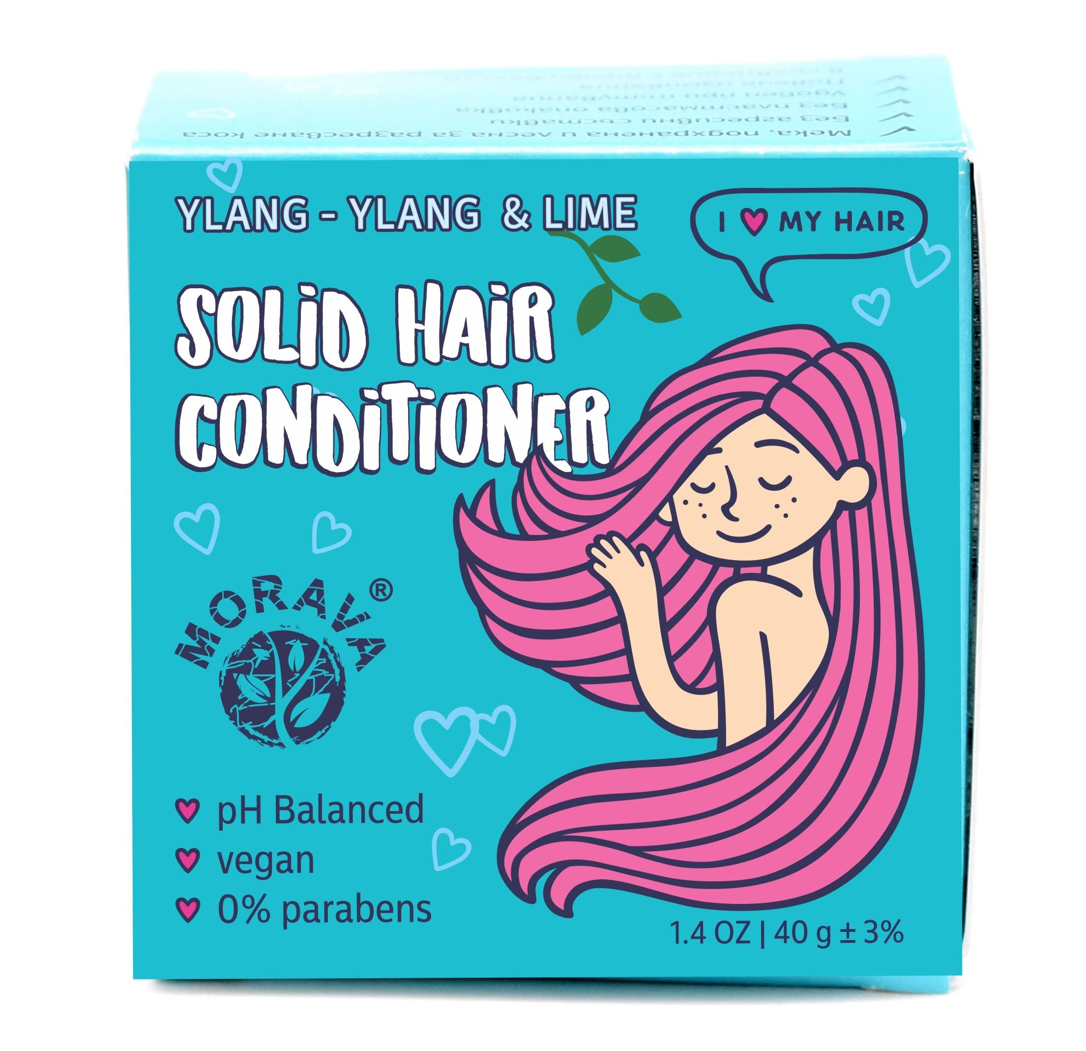 Morava Hair Growth Conditioner Bar – Vegan, Sulfate-Free, Restores Moisture & Thickness, For All Hair Types (for every type of hair)