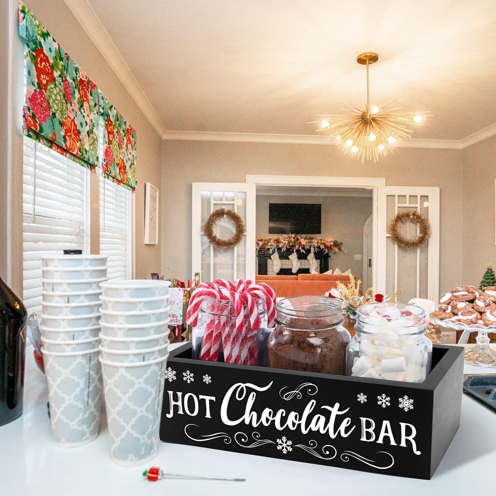 Pinterest Christmas Hot Chocolate Bar
