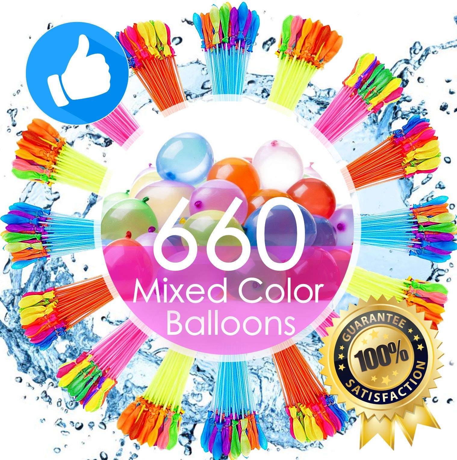 FEECHAGIER FG Water Balloons for Kids Girls Boys Balloons Set Party Ga | amzdealz