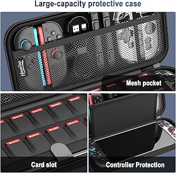 Nintendo Switch Case HEYSTOP Nintendo Switch estojo de transporte