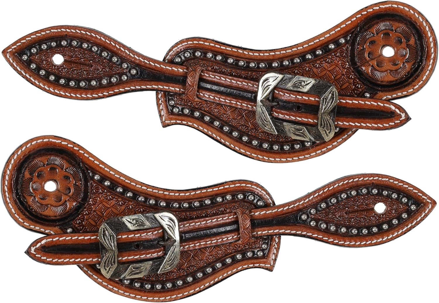 Showman Men's True West Spur Straps