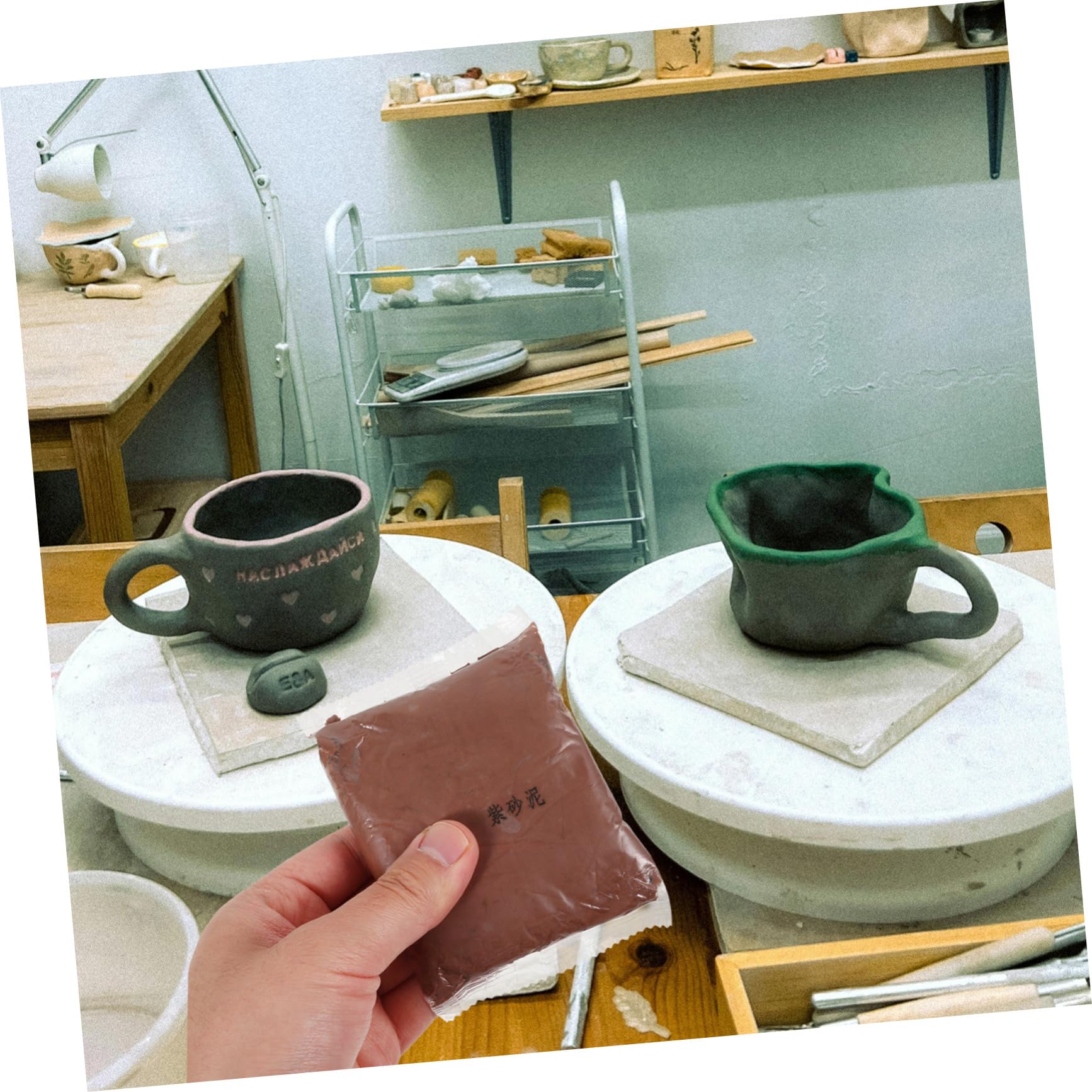4borse Argilla Modellabile Leggera Per Teenager Kit Argilla Morbida Per Creazioni Artistiche e Sculture Con Asciugatura All Aria