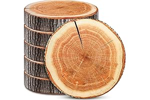 6 Pcs Wood Slice Stump Cushion for Natural Home Decor