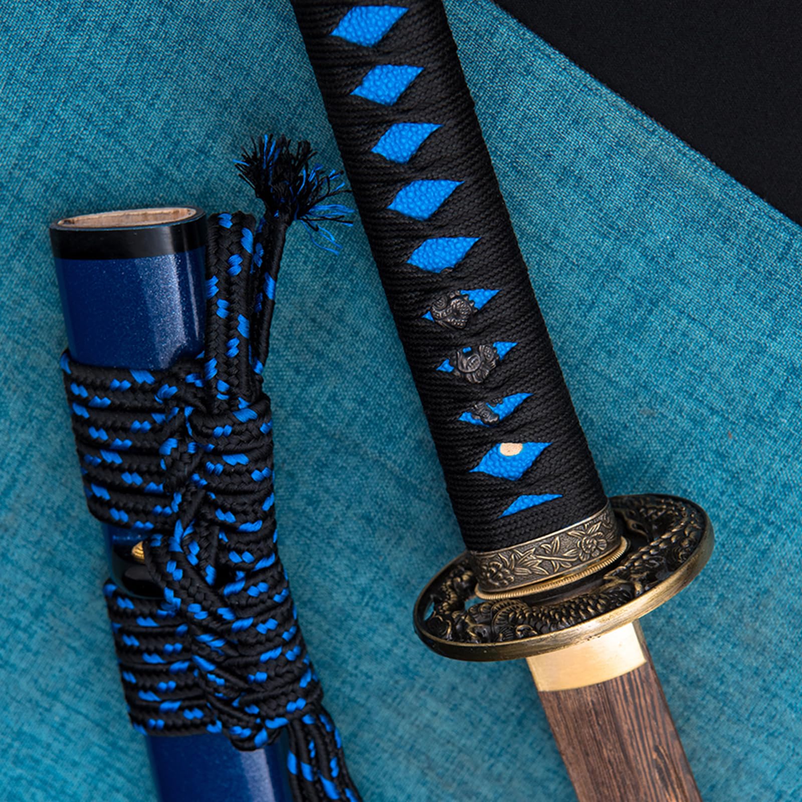 Katana en Bois de 103cm,épées de samouraï en Bois de Rose Naturel,bokken Fait à la Main pour la Pratique du Kendo,Cadeaux,décoration,Collection,Cosplay