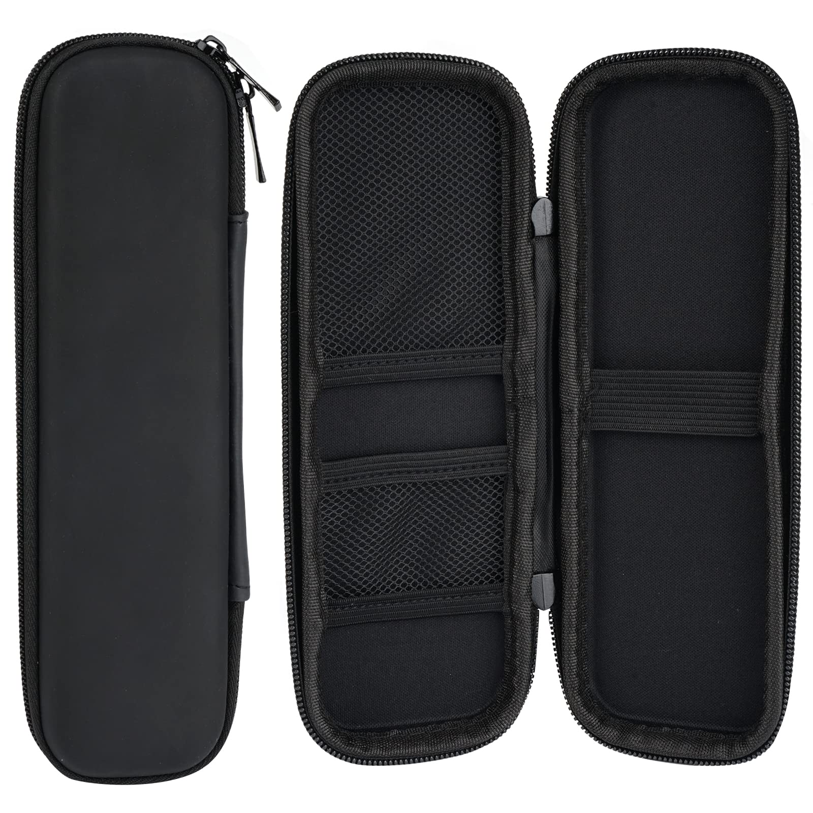 2 piezas EVA Estuche Negro, Duro Estuche Pequeño Plumier, Estuche multifuncional para lápices para Ejecutivo Pluma Estilográfica, Bolígrafo, Lápiz Capacitivo, Auriculares, Easthill Pencil Case