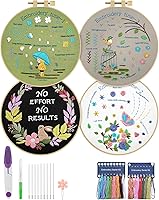 Vista 12 de ERKOON 4 juegos de kit de bordado (Bendición)