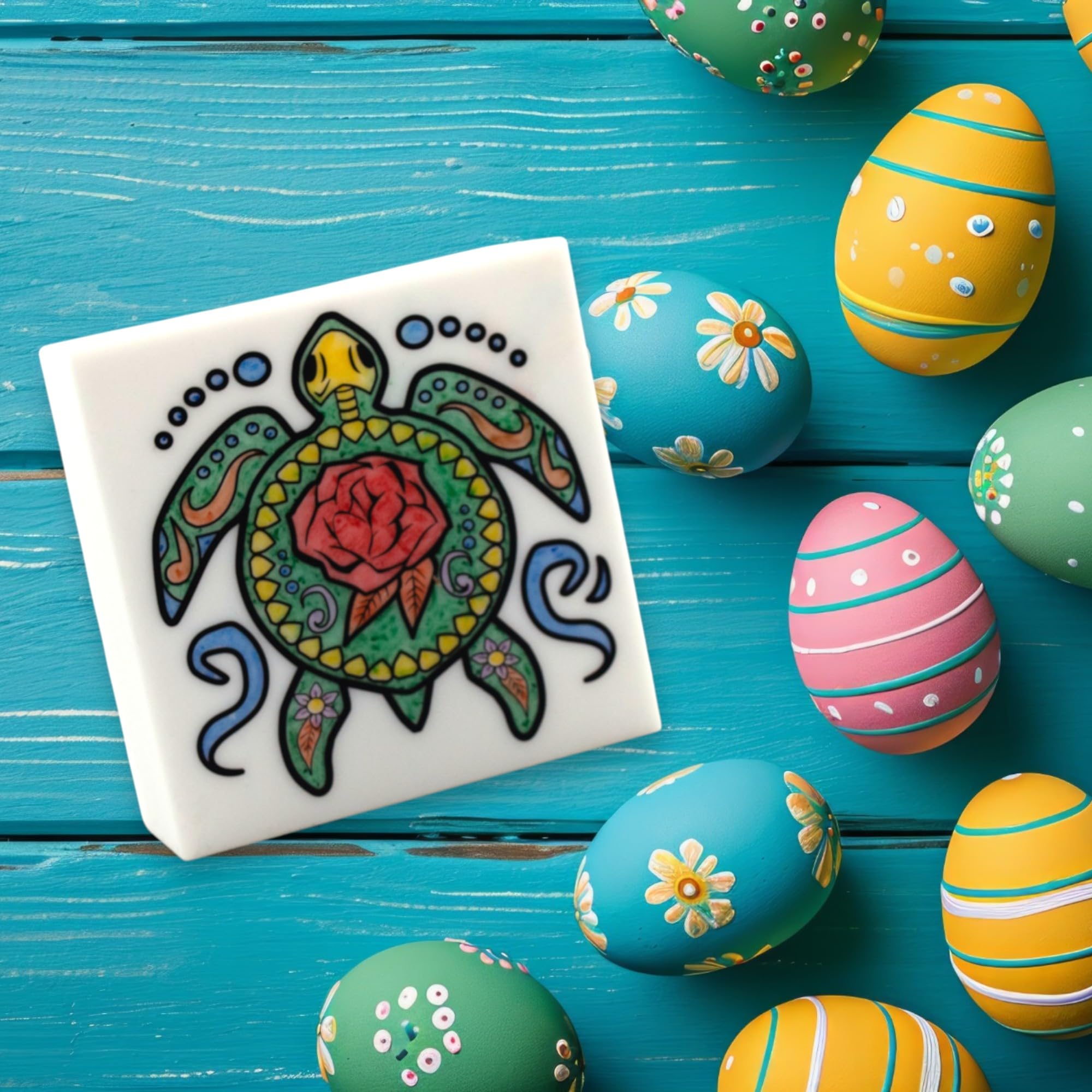 IQ Zoolight DIY Create Your Own Coloring Night Light Craft Kit - Turtle