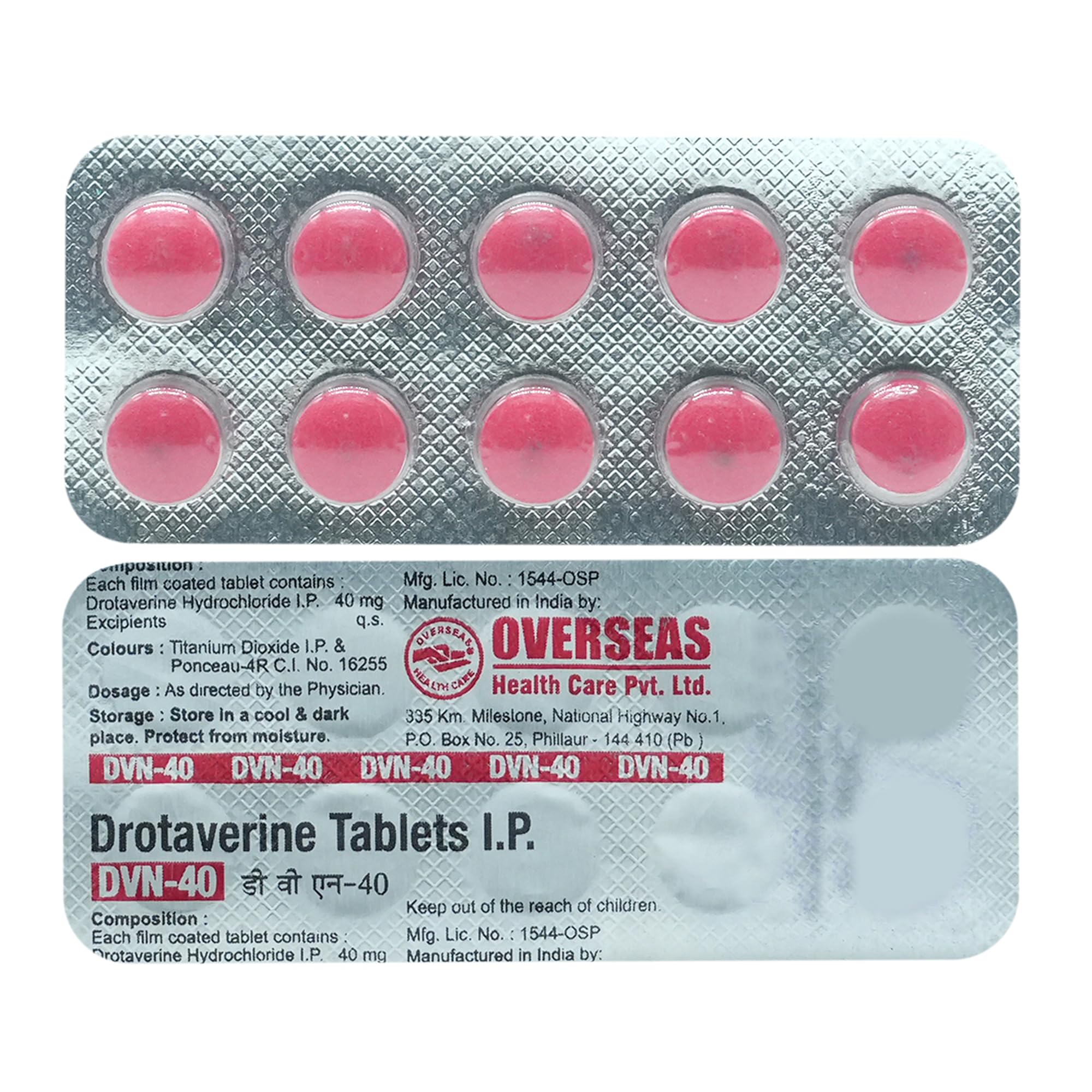 DVN 40mg - Strip of 10 Tablets