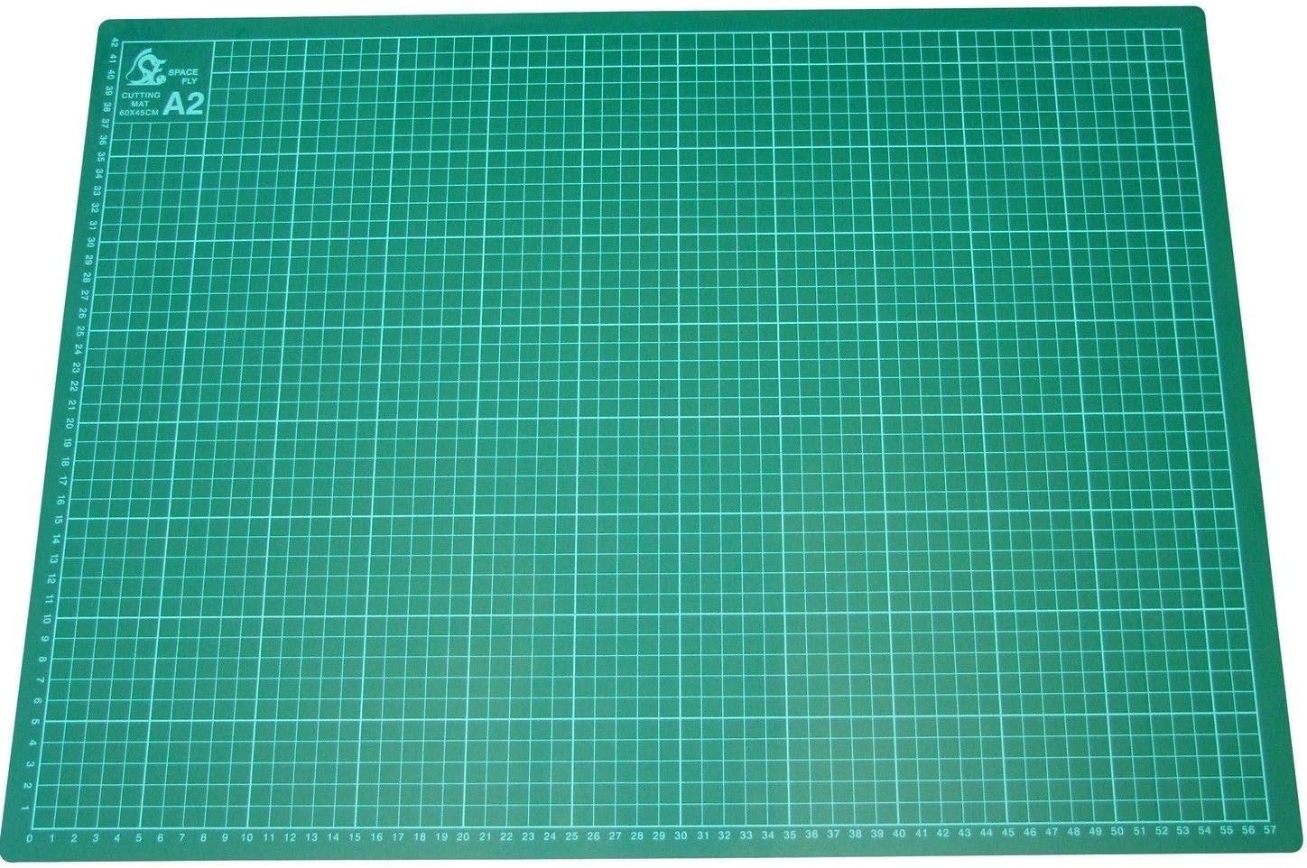 Unibos Cutting Mat A2 Green, Craft Mat, SelfHealing Cutting Board