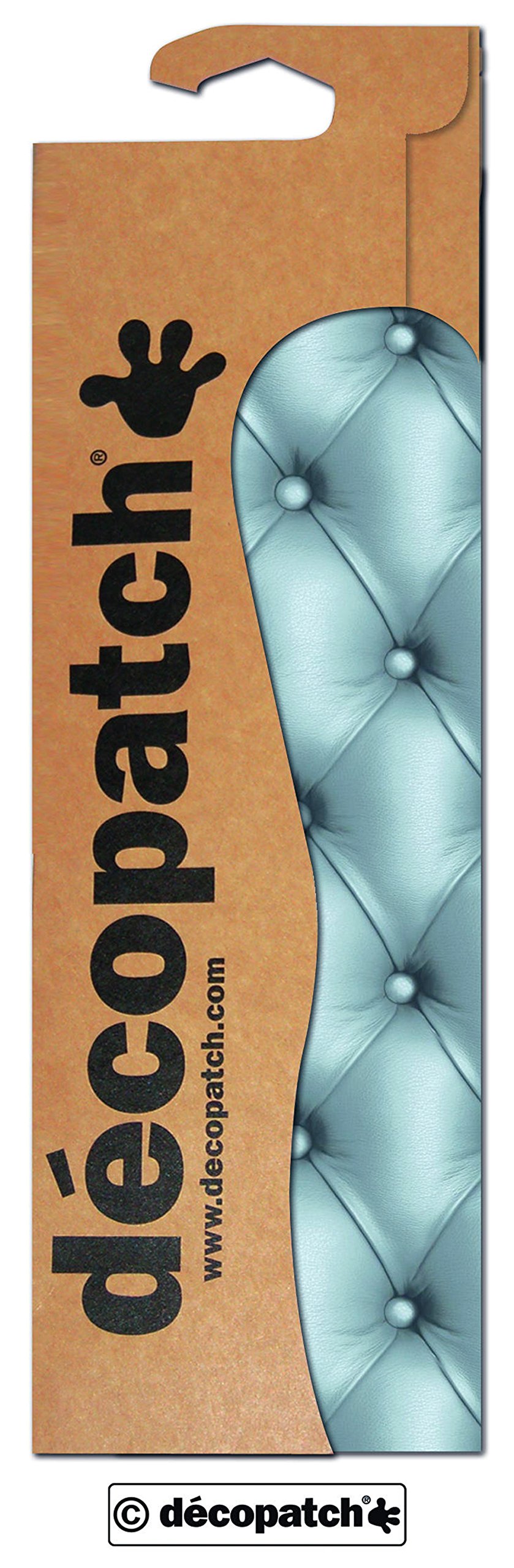 Décopatch - Ref C604O - Silver Leather Cushion Print Paper Pack - Each Sheet 30 x 40cm, Pack of 3 Paper Sheets - Best Used With Décopach Glue & Varnish, Silver