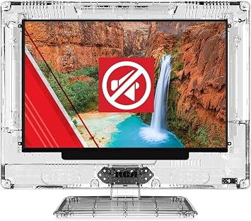 RCA 13 Clearview HDTV | J13SE1221 Transparent LED HD Television, High Resolution Wide Screen Monitor w/HDMI, VGA, Including Full Function Remote