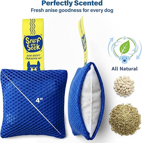 Miniatura 2 de Race&Herd Sniff and Seek - Kit de entrenamiento de aroma para perros, kit de trabajo de nariz para perros, kit de entrenamiento de aroma para